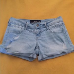 Hollister Blue Jean Shorts